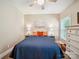 Cozy bedroom featuring neutral walls, and a comfortable bed with decorative pillows at 2616 Carmarthen Ct, Matthews, NC 28104