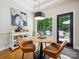Charming breakfast nook with a round table, modern chairs, and natural light at 2616 Carmarthen Ct, Matthews, NC 28104