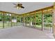 Relaxing screened porch with views of the backyard at 3008 Cornflower Ln, Indian Trail, NC 28079