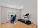 Bedroom featuring a ceiling fan, natural light, and ample space for a work out area at 3830 Waters Reach Ln, Indian Trail, NC 28079