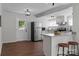 Eat in kitchen featuring stainless steel appliances and granite countertops at 405 E 18Th St, Kannapolis, NC 28083