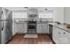 Modern kitchen featuring stainless steel appliances and granite countertops at 405 E 18Th St, Kannapolis, NC 28083