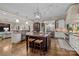 Spacious open-concept kitchen with a large island, modern appliances, and hardwood floors at 617 Beauhaven Ln, Waxhaw, NC 28173