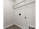Dedicated laundry area with hookups and shelving at 7315 Gasper Ln, Fort Mill, SC 29707