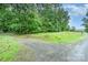 Gravel driveway leading to the property surrounded by mature trees at 11201 Johnson Davis Rd, Huntersville, NC 28078
