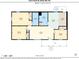Floor plan showcasing the layout of bedrooms, bathrooms, kitchen, and living spaces at 1212 Frank Ext, Rock Hill, SC 29730