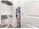 Well-organized closet with ample storage space for clothing and accessories at 12304 Huntersville Concord Rd, Huntersville, NC 28078