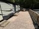 RV featuring a patio area with an outdoor grill, perfect for relaxing in the wooded area at 155 Indian Harbor Trl # E243, Mount Gilead, NC 27306