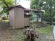 Rear view of home and storage shed at 160/162 Arrowood Trl # F28/F29, Mount Gilead, NC 27306