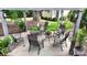 Inviting outdoor lounge area with modern seating under a pergola and lush greenery at 1695 Arden Dr, Lincolnton, NC 28092