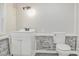 Updated half bathroom with modern vanity and bright lighting at 240 Swink Ave, Salisbury, NC 28147