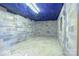 Unfinished garage interior with block walls at 240 Swink Ave, Salisbury, NC 28147