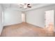 Large bedroom leading to the ensuite bathroom at 2612 Cold Springs Rd, Concord, NC 28025