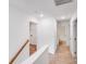 Upstairs hallway featuring several doorways at 2612 Cold Springs Rd, Concord, NC 28025