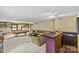 Basement with a pool table, bar, and seating area, perfect for entertaining at 2917 Rustic Ln, Charlotte, NC 28210