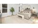Bright and airy bedroom featuring neutral tones and stylish decor at 3119 Shenandoah Ave, Charlotte, NC 28205