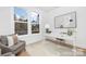 Bright office space with neutral colors, desk and large windows at 3119 Shenandoah Ave, Charlotte, NC 28205