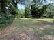 Spacious backyard with lush greenery and mature trees at 322 Buffalo St, Shelby, NC 28150
