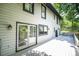 Rear view of home showing deck with french doors for backyard access at 3221 5Th Street Nw Ct, Hickory, NC 28601