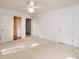 Bright bedroom boasts carpet, and multiple closets for ample storage at 3221 5Th Street Nw Ct, Hickory, NC 28601