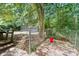 Tree-filled backyard featuring a fenced-in area, patio and greenery at 3230 Kingsfield Rd, Rock Hill, SC 29732