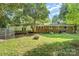 Large backyard featuring lawn and brick exterior at 3230 Kingsfield Rd, Rock Hill, SC 29732