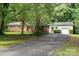 Charming brick ranch home with mature trees and a long driveway leading to a one car garage at 3230 Kingsfield Rd, Rock Hill, SC 29732