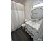 A renovated bathroom featuring a bright vanity, modern fixtures, and a shower-tub combination at 338 Orchard Trace Ln # 8, Charlotte, NC 28213