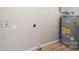 The utility room features a newer water heater and is ready for finishing at 346 Fieldstone Cir, Statesville, NC 28677