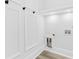 Laundry room with white trim and convenient washer/dryer hookups at 5217 Waterfall Ct, Gastonia, NC 28056