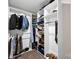 Walk-in closet with custom shelving and ample storage at 7144 Marlin St, Gastonia, NC 28056