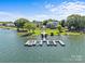 Waterfront condos featuring private boat docks with deep water access to enjoy a boater's paradise at 7845 Village Harbor Dr, Cornelius, NC 28031