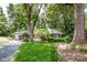 Charming single-story home with brick accents, lush lawn, and mature trees providing ample shade at 928 Tally Ho Ct, Charlotte, NC 28212