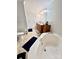 Bright bathroom featuring a soaking tub, vanity with drawers, tile flooring, and a functional layout at 1031 Daniel Dr, Stanley, NC 28164