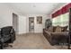 Spacious sitting area to another room at 1054 Thoroughbred Dr, Iron Station, NC 28080