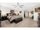 Comfortable main bedroom with lots of space at 1054 Thoroughbred Dr, Iron Station, NC 28080