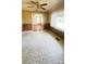 Eat-in kitchen with patterned flooring and pass through into living room at 1073 Springdale Dr, Maiden, NC 28650
