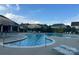 A large community pool offers a refreshing escape, perfect for relaxation and summer fun with Gathering at 1349 Bridgeford Nw Dr, Huntersville, NC 28078