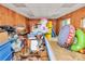 Spacious basement with ample room for storage or customization; includes an exterior entrance to backyard at 160 Quail Hollow Dr, Kings Mountain, NC 28086
