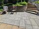 This backyard patio features pavers and seating at 16115 Commodore Dr, Lancaster, SC 29720