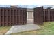 Backyard gate provides access to the lawn area at 2045 Pin Oak Pl, Cramerton, NC 28032