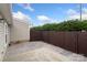 Backyard featuring a concrete patio, privacy fence, and gravel bed at 2045 Pin Oak Pl, Cramerton, NC 28032
