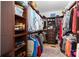 Well-organized walk-in closet with custom shelving and ample storage space at 2159 Quiet Cove Ln, Stanfield, NC 28163