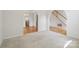 Inviting living room showcasing plush carpet and seamless transition to other living spaces at 2321 Oberwood Dr, Charlotte, NC 28270