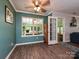 Bright dining area with natural light and views of the backyard at 2848 Huckleberry Hill Dr, Fort Mill, SC 29715