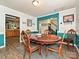 Inviting dining room area with a spacious table set and seamless access to other living spaces at 2848 Huckleberry Hill Dr, Fort Mill, SC 29715