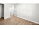 Bedroom with wood flooring and a closet at 3133 Amay James Ave, Charlotte, NC 28208