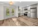 Updated kitchen with stainless steel appliances and access to backyard at 3133 Amay James Ave, Charlotte, NC 28208