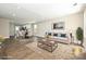 Bright living area with hardwood floors, recessed lighting and an open-concept layout at 446 Mint St, Rock Hill, SC 29730