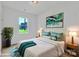 Bright bedroom offering a serene space with a view of the outdoors and cozy decor at 516 North Mulberry St, Cherryville, NC 28021